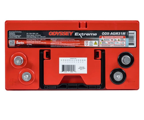 Odyssey Battery Marine/RV Extreme AGM Battery (31M-PC2150ST) - ODX-AGM31M