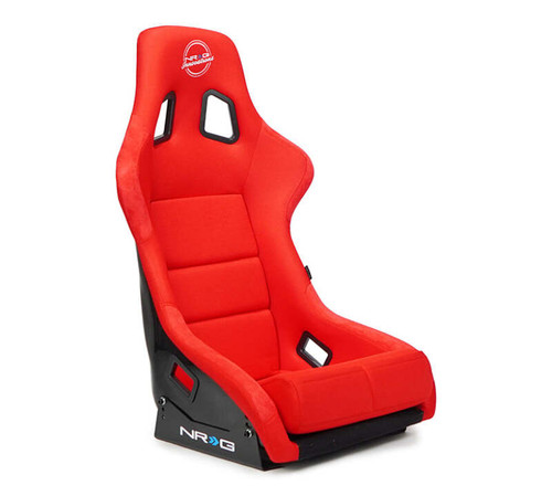 NRG FRP Fiber Glass Bucket Seat (Red) - XLarge - FRP-304RD-NRG Photo - Primary