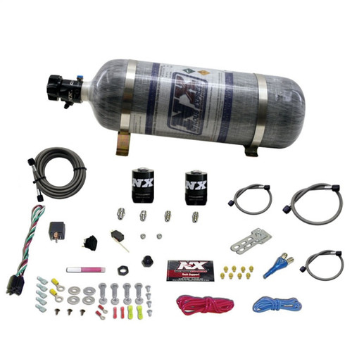 Nitrous Express Dodge EFI Race Single Nozzle Nitrous Kit (100-250HP) w/Composite Bottle - 20316-12