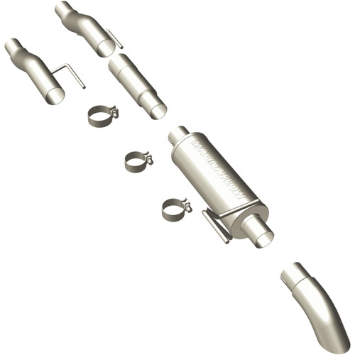 MagnaFlow 11 Ford F-150 3.7L/5.0L/6.2L SS Catback Exhaust w/ 3in SS Turn Down Tip - 17137
