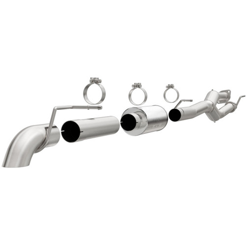 MagnaFlow 11-16 Ford F-250 6.2L 3.5in Single P/S Off Road Pro Series Performance C/B Exhaust - 17200