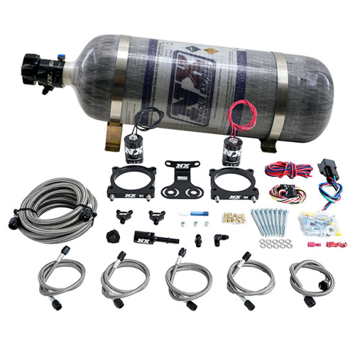 Nitrous Express 2024+ Ford Mustang 5.0L Dual Throttle Body Plate System w/12lb Composite Bottle - 20964-12 User 1
