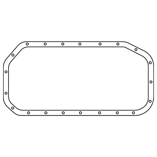 Cometic Gasket BMW M10B18/M10B20/S14B20 .062in Fiber Oil Pan Gasket - Upper - C4796-062