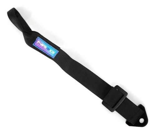 NRG Universal Tow Strap 24in Adjustable - Black - TOW-10BK Photo - Primary