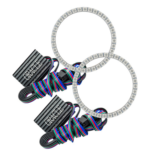 Oracle Lincoln Navigator 03-05 LED Fog Halo Kit - ColorSHIFT - 1238-333