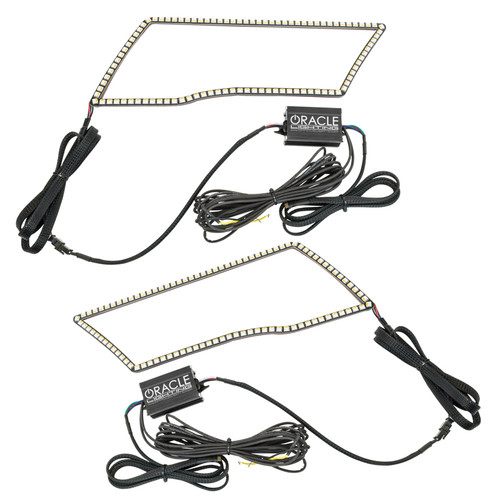 Oracle 09-18 Dodge Ram Switchback Quad Headlight Halo Kit - RGB+A + w/o Controller - 1328-334