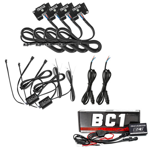 Oracle Jeep Wrangler JL/Gladiator JT RGB+W Headlight DRL Kit - w/ BC1 Controller - 1346-335