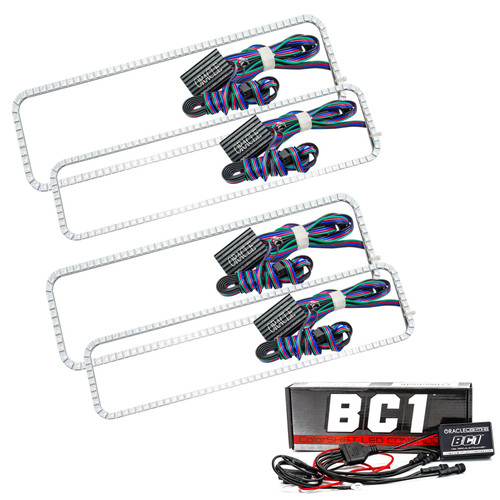 Oracle Ford F250 05-07 Halo Kit - ColorSHIFT w/ BC1 Controller - 2248-335