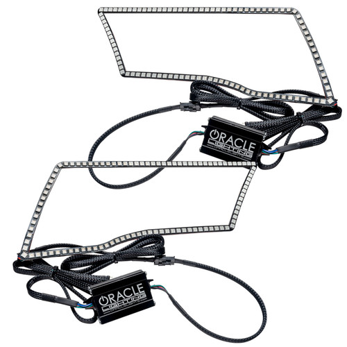 Oracle Dodge Ram Sport 09-18 LED Headlight Halo Kit - ColorSHIFT w/o Controller - 2250-334