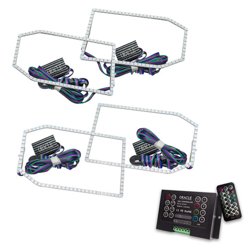 Oracle Chevy Silverado 14-15 Halo Kit Non-Projector Style - ColorSHIFT w/ 2.0 Cntrl - 2271-333