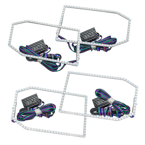 Oracle Chevy Silverado 14-15 Halo Kit Non-Projector Style - ColorSHIFT w/o Controller - 2271-334
