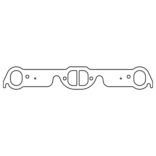 Cometic Pontiac 326/350/389/400/421/428/455 V8 .043in Copper Exhaust Manifold Gasket Set - C5160