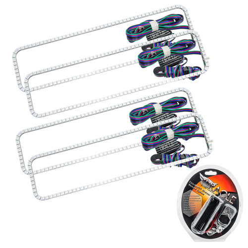 Oracle Chevrolet Tahoe 95-00 Dual Halo Kit - ColorSHIFT - 2282-330