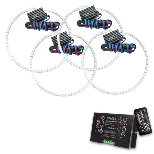 Oracle Jeep Grand Cherokee 05-10 Halo Kit - ColorSHIFT w/ 2.0 Controller - 2335-333