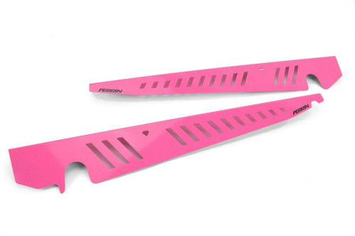 PERRIN 15-21 Subaru WRX/STI Fender Shroud Set - Hyper Pink - PSP-ENG-550HP