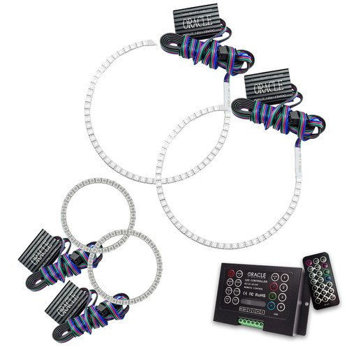 Oracle Volvo S60 05-09 Halo Kit - ColorSHIFT w/ 2.0 Controller - 2379-333