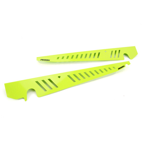 PERRIN 15-21 Subaru WRX/STI Fender Shroud Set - Neon Yellow - PSP-ENG-550NY