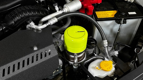 PERRIN 15-25 Subaru WRX & 13-25 BRZ/FR-S/86/GR86 Oil Filter Cover - Neon Yellow - PSP-ENG-716NY