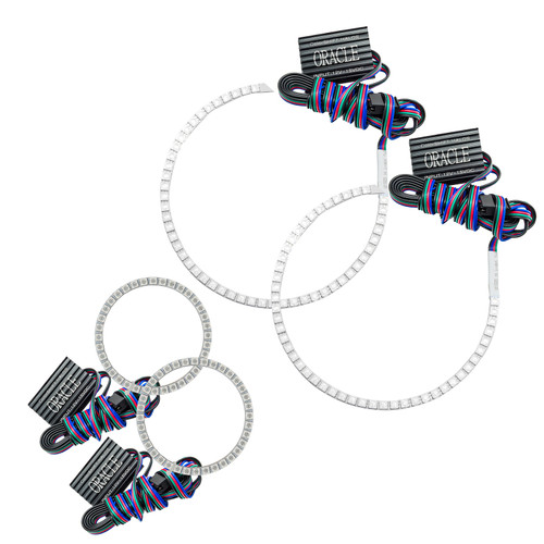 Oracle Mini Cooper 05-08 Halo Kit - ColorSHIFT w/o Controller - 2431-334