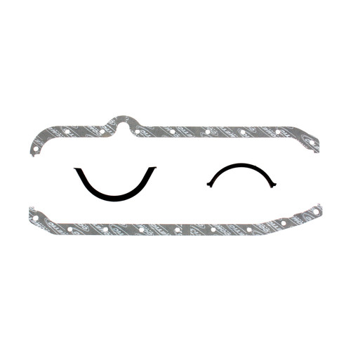 Cometic Chevrolet Gen-1 Small Block V8 Oil Pan Gasket Kit - No Dipstick Hole - Thick Front Seal - C5294-NDS