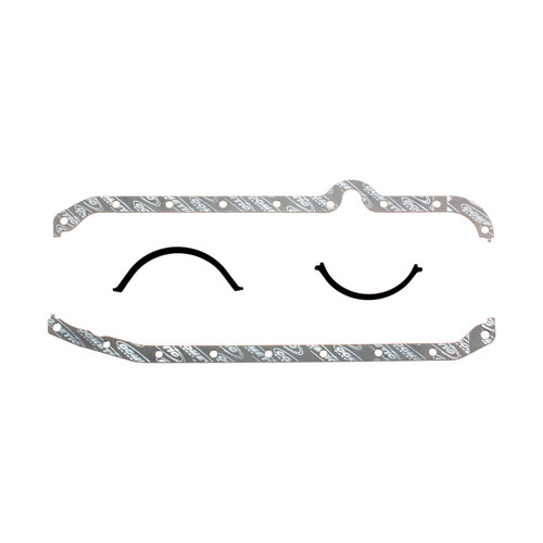Cometic Chevrolet Gen-1 Small Block V8 .094i Fiber Oil Pan Gasket Kit Right Side Dipstick Thin Front - C5296
