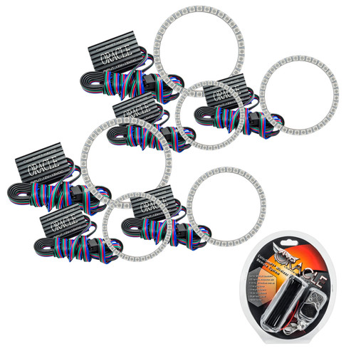 Oracle Chevrolet Corvette C6 05-13 Halo Kit - Triple - ColorSHIFT 2 - 2683T-333