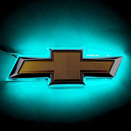 Oracle 14-15 Chevrolet Camaro Illuminated Bowtie - Aqua - 3057-010