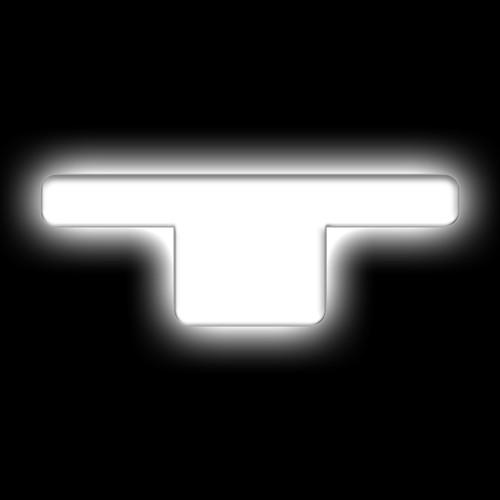 ORACLE Lighting Universal Illuminated LED Letter Badges - Matte Wht Surface Finish - T - 3140-T-001