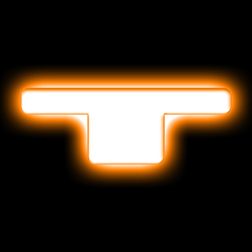 ORACLE Lighting Universal Illuminated LED Letter Badges - Matte Wht Surface Finish - T - 3140-T-005