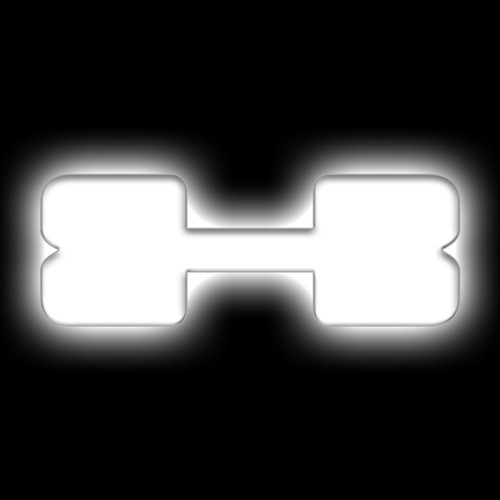 ORACLE Lighting Universal Illuminated LED Letter Badges - Matte Wht Surface Finish - X - 3140-X-001