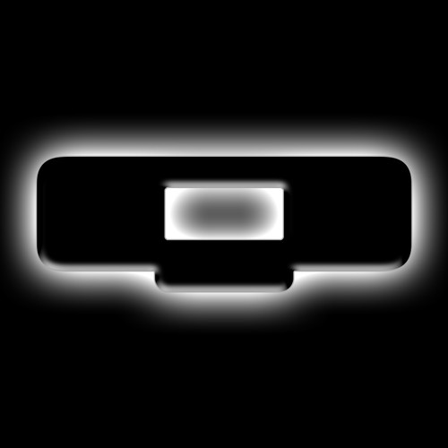 ORACLE Lighting Universal Illuminated LED Letter Badges - Matte Blk Surface Finish - Q - 3141-Q-001