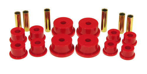 Prothane 84-99 Jeep Cherokee / Commander Spring & Shackle Bushings - Red - 1-1007