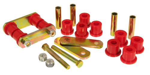 Prothane 64-69 AMC Spring & Shackle Bushings - Red - 1-1011