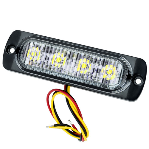 Oracle 6 LED Dual Color Slim Strobe - Amber/White - 3513-023