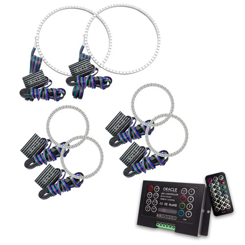 Oracle Nissan Frontier 01-04 Halo Kit - Triple - ColorSHIFT w/ 2.0 Controller - 3564-333