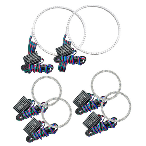 Oracle Nissan Frontier 01-04 Halo Kit - Triple - ColorSHIFT w/o Controller - 3564-334