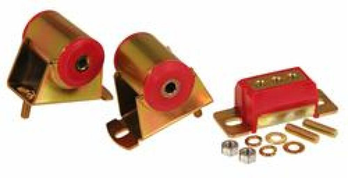 Prothane Jeep Motor & Trans Mount Kit - Red - 1-1906