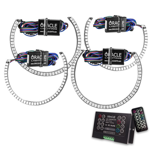 Oracle Dodge Challenger 15-21 LED Waterproof Halo Kit - ColorSHIFT w/ 2.0 Controller - 3990-333