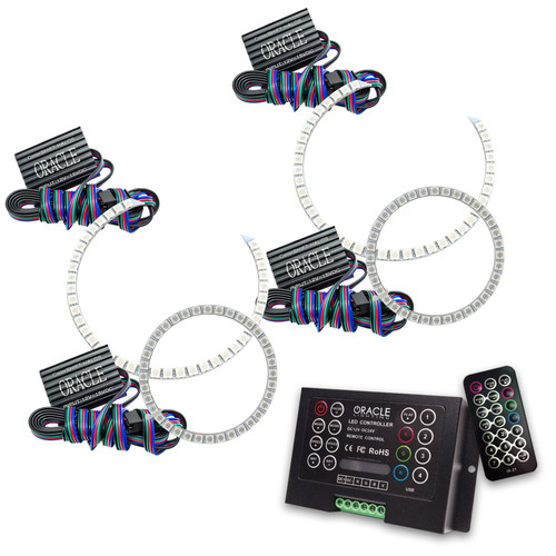 Oracle BMW 3 Series 06-11 Halo Kit - Projector - ColorSHIFT w/ 2.0 Controller - 3999-333