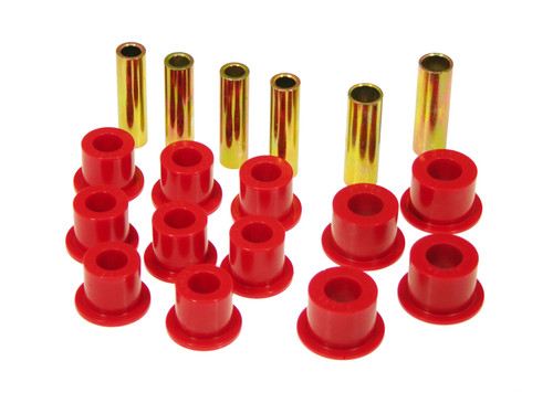 Prothane 86.5-97 Nissan Hardbody 4wd Spring & Shackle Bushings - Red - 14-1002