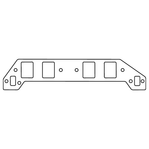 Cometic GM Gen-V/VI BB V8 .094in Fiber Intake Mani Gasket Set-2.460in x 1.860in Rect. Ports - C5342-094