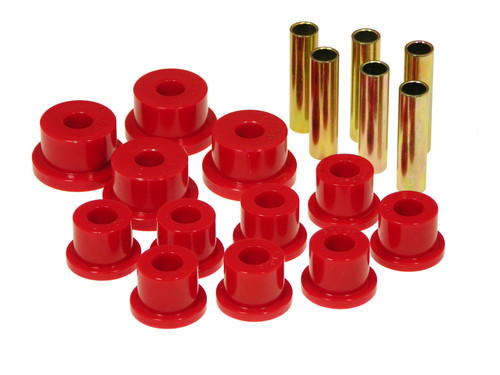 Prothane Suzuki Samurai Spring & Shackle Bushings (Aftermarket Shackles) - Red - 17-1002