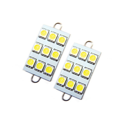 Oracle 44MM 6 LED 3 Chip - Loop Festoon Bulbs (Pair) - White - 5209-001
