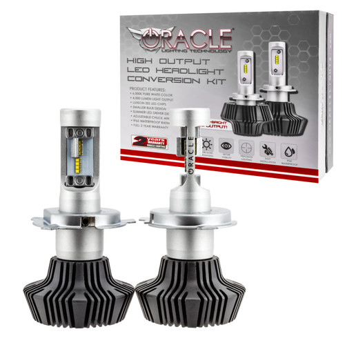 Oracle H4 4000 Lumen LED Headlight Bulbs (Pair) - 6000K - 5231-001
