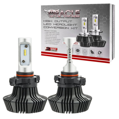 Oracle 52 4000 Lumen LED Headlight Bulbs (Pair) - 6000K - 5244-001