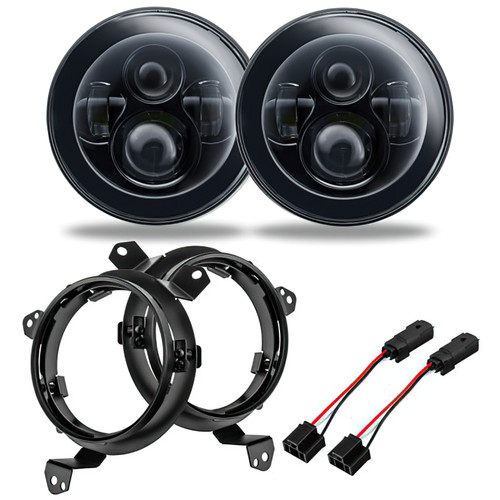 Oracle Jeep Wrangler JL/Gladiator JT 7in. High Powered LED Headlights (Pair) - No Halo - 5769J-504