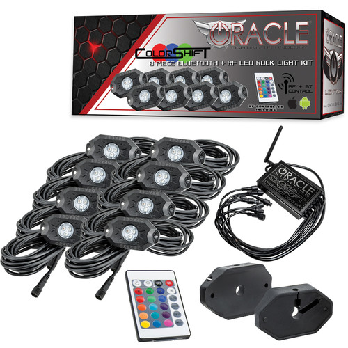 Oracle Bluetooth + RF Underbody Rock Light Kit - 8 PCS - ColorSHIFT - 5819-333