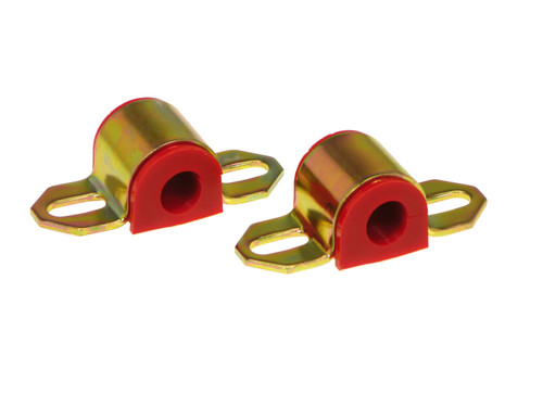 Prothane Universal Sway Bar Bushings - 17mm for A Bracket - Red - 19-1116