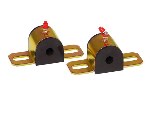 Prothane Universal Greasable Sway Bar Bushings - 1/2in - Type B Bracket - Black - 19-1169-BL