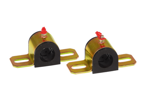 Prothane Universal Greasable Sway Bar Bushings - 26MM - Type B Bracket - Black - 19-1182-BL